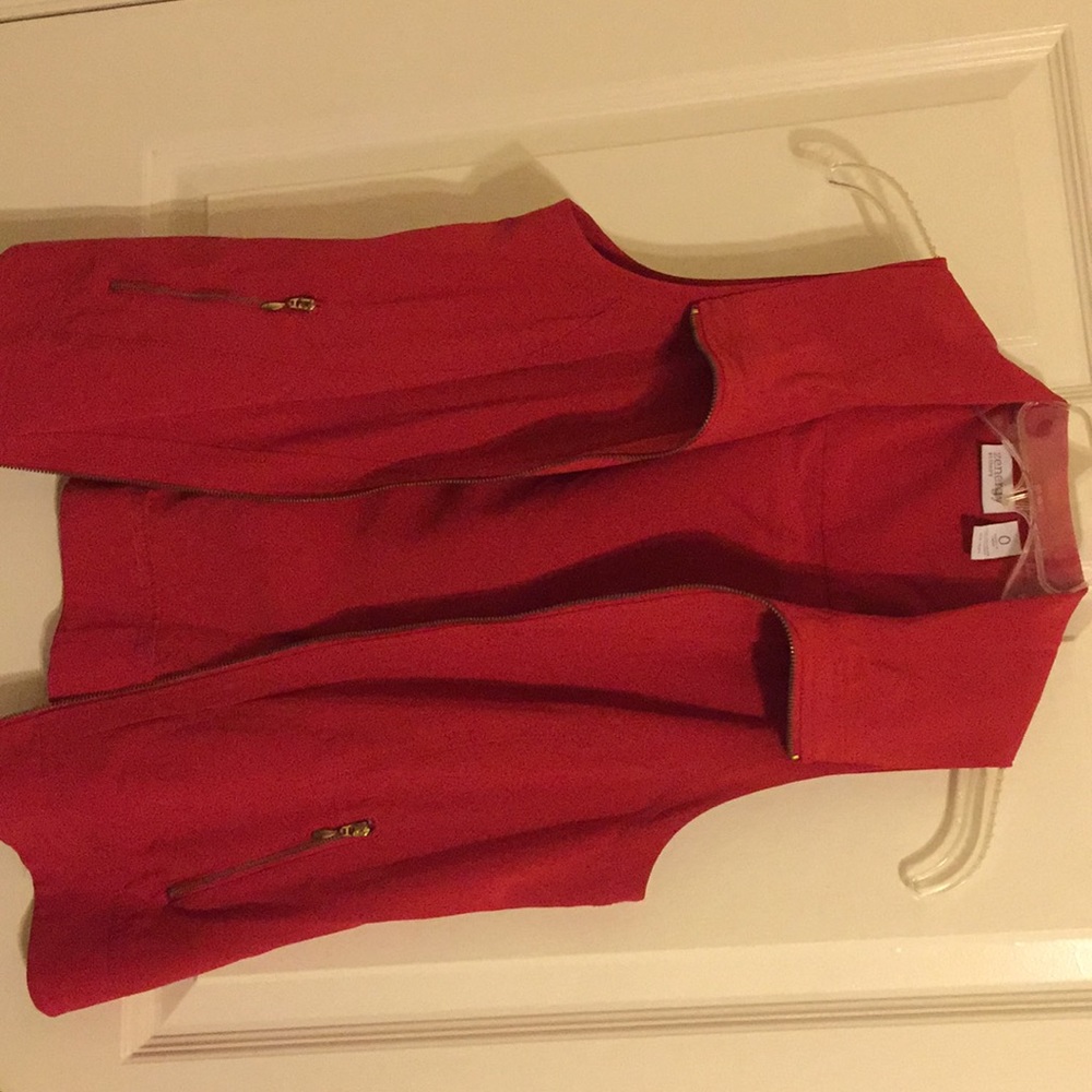 Red lightweight vest